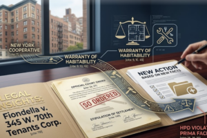 The Post-Settlement Trap: What Fiondella Teaches Co-op Boards About Stipulations and Continuing Habitability Claims