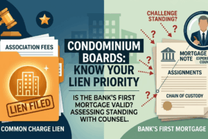 Condominium Boards: Why Being Aware of First Mortgage “Standing” Can Protect Your Community’s Bottom Line